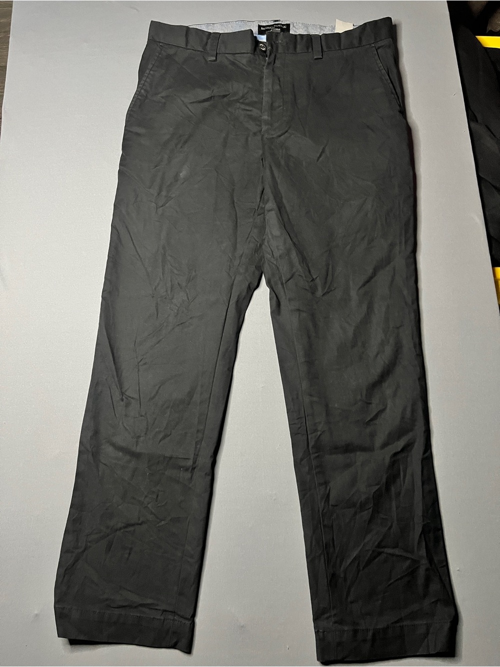 Banana Republic Black Men's Chinos - Straight Fit